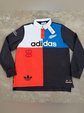 NWT Adidas New Zealand All Blacks Heritage Rugby Polo Shirt KG4638